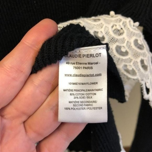 Claudie Pierlot Sweater Lace Eyelet - Picture 6 of 6